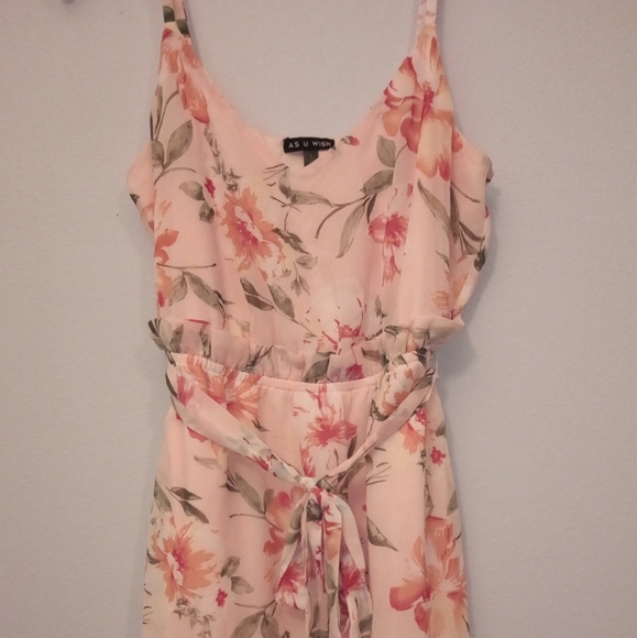 As U Wish High-Low Floral Chiffon Dress - Picture 7 of 14